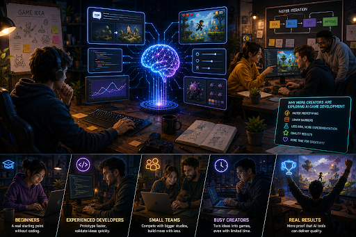 Why More Creators Are Exploring AI Game Development